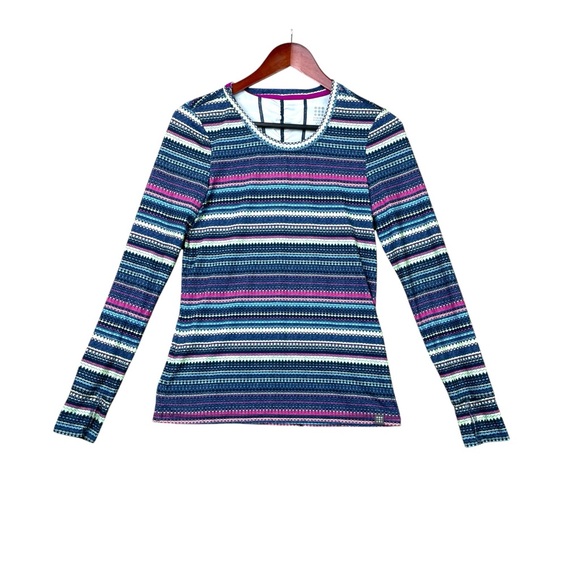 Title nine Tops - Title Nine Women Top Striped Long Sleeve Shirt Size XS Stretch Breathable